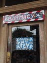 Barmacy, sorry we're open